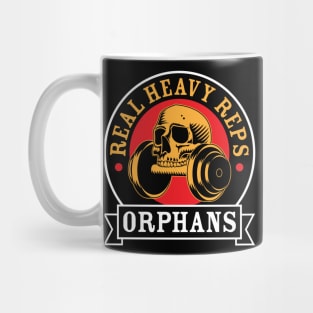 orphans gym retro logo Mug